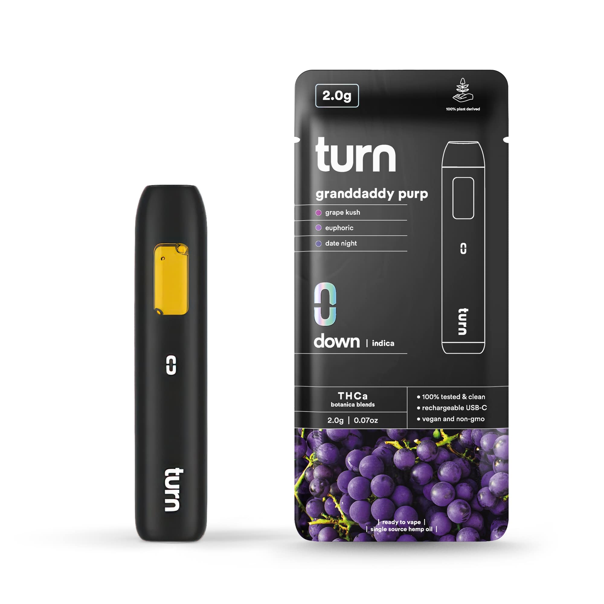 Turn - 2G THCa Grandaddy Purple - Indica